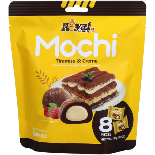 Royal Family Mochi Tiramisu & Creme 120g