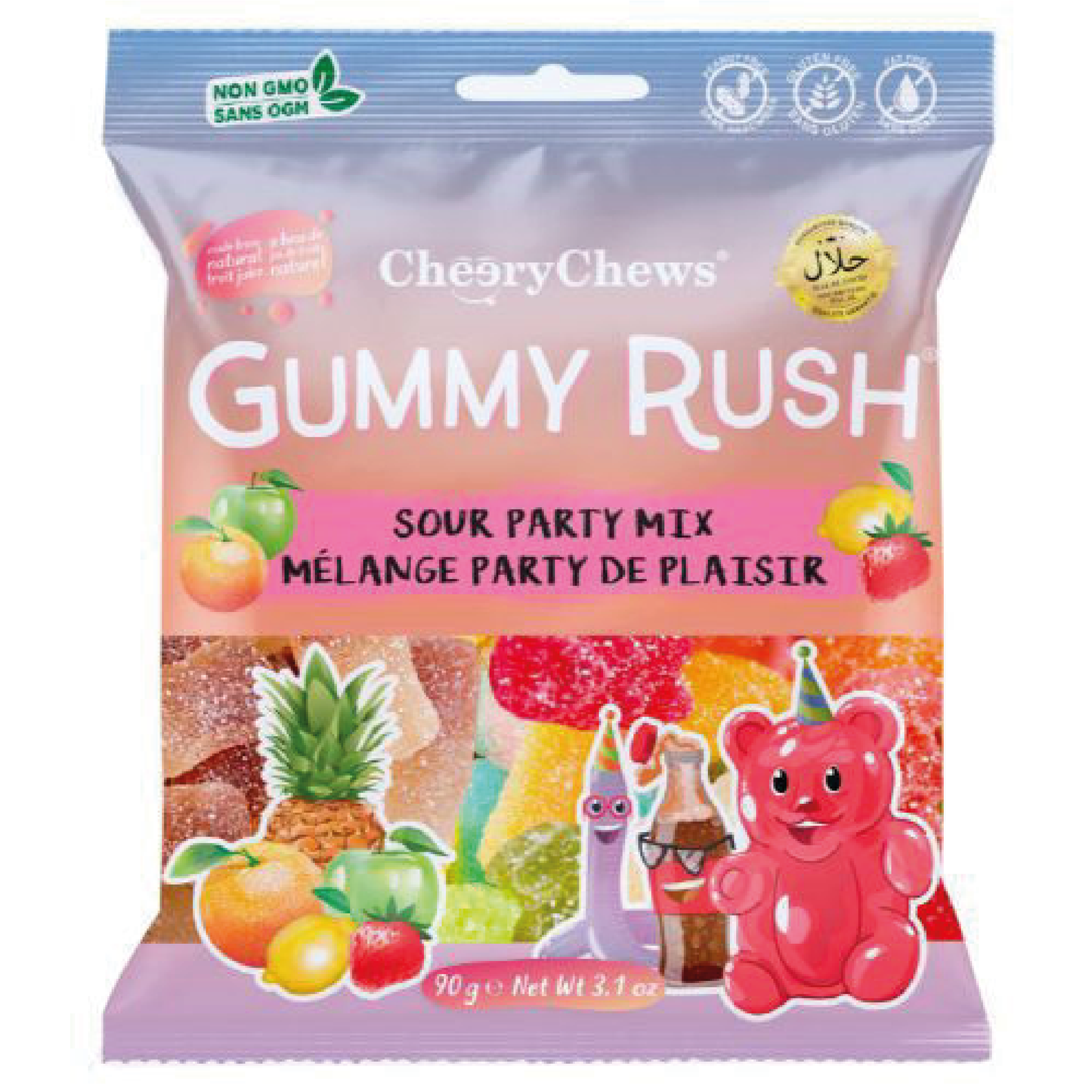 Gummy Rush Sour Party Mix 90g