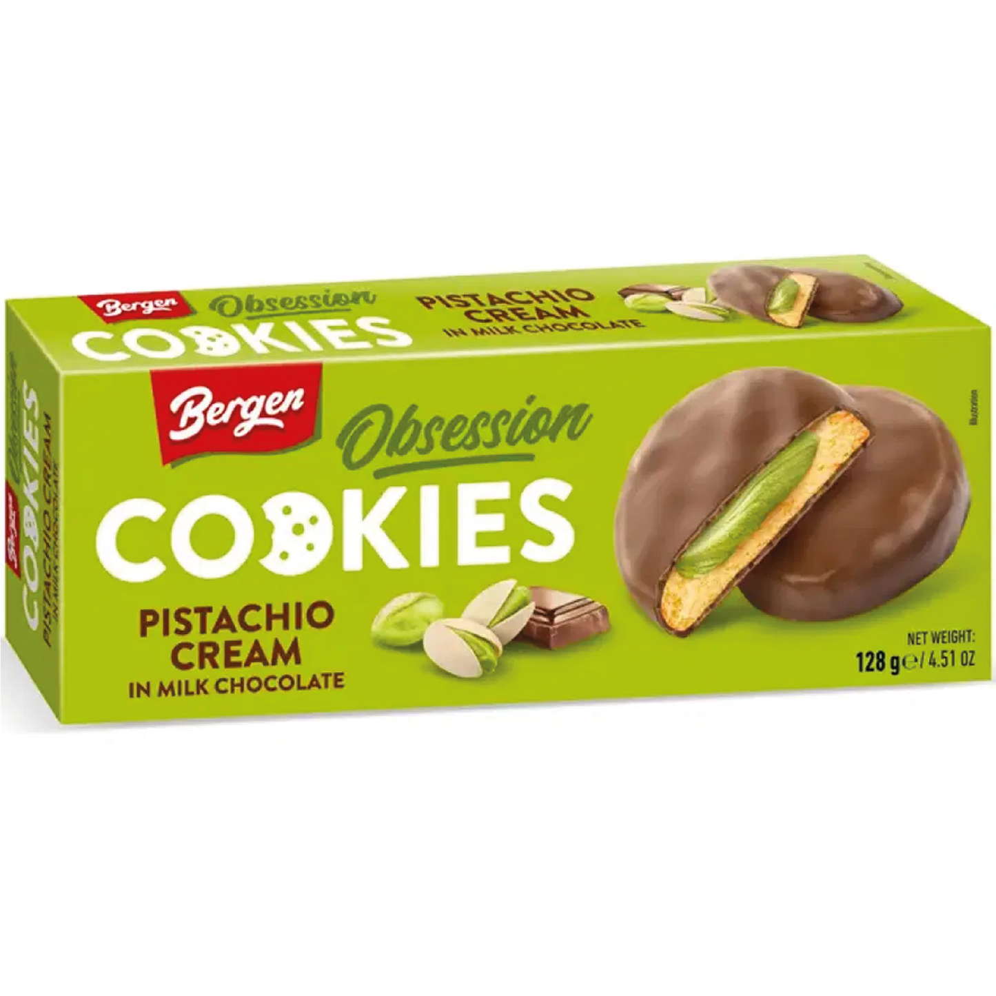 Bergen Obsession Pistachio Chocolate 128g