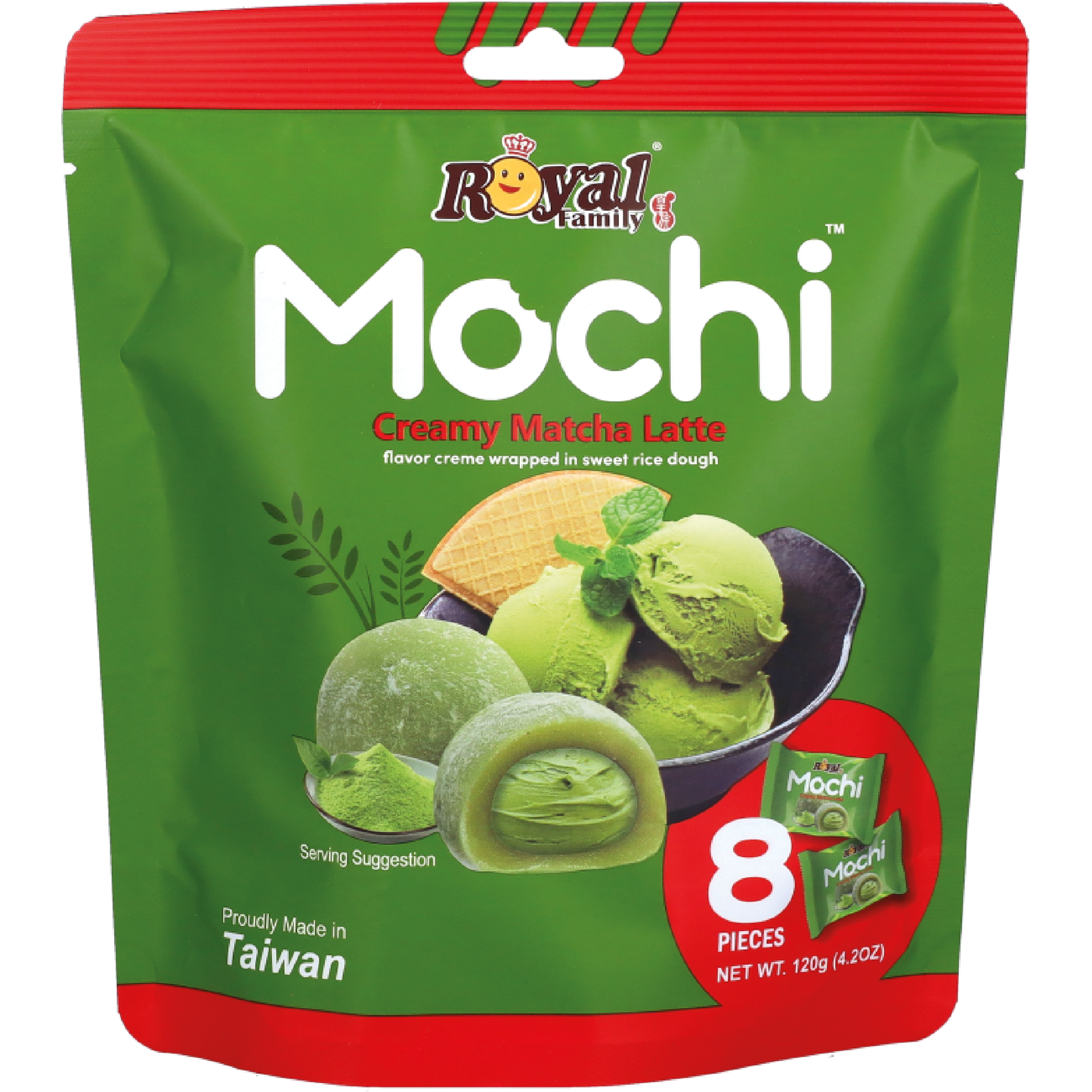 Royal Family Mochi Creamy Matcha Latte 120g