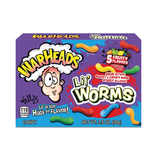 Warheads Lil Worms Theater Box 99g